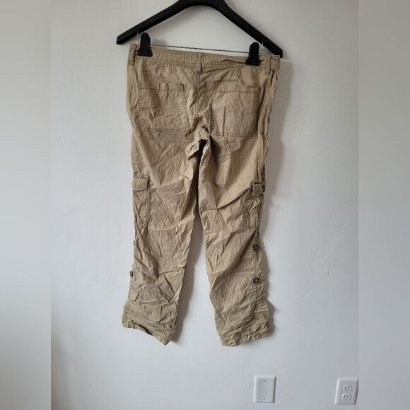 So Y2K Cargo Pants Tan Brown Utility Gorpcore 90s Baggy Grunge Outdoor Low Rise - Picture 5 of 9